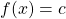  f(x)=c 